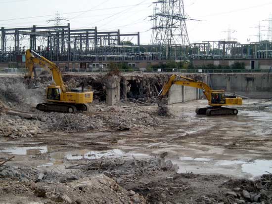 Basement demolition
